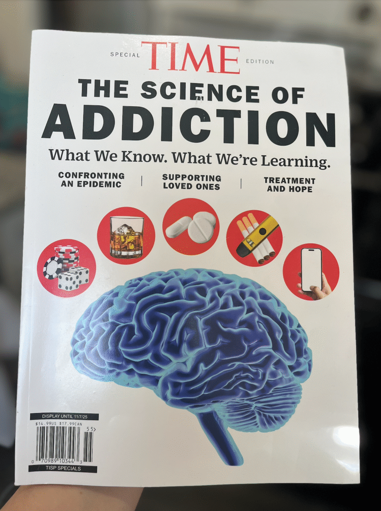 Time Magazine cover showcasing social media scrolling