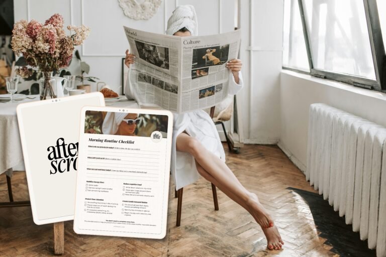 Morning Routine Checklist: A Printable Step-by-Step Morning Plan